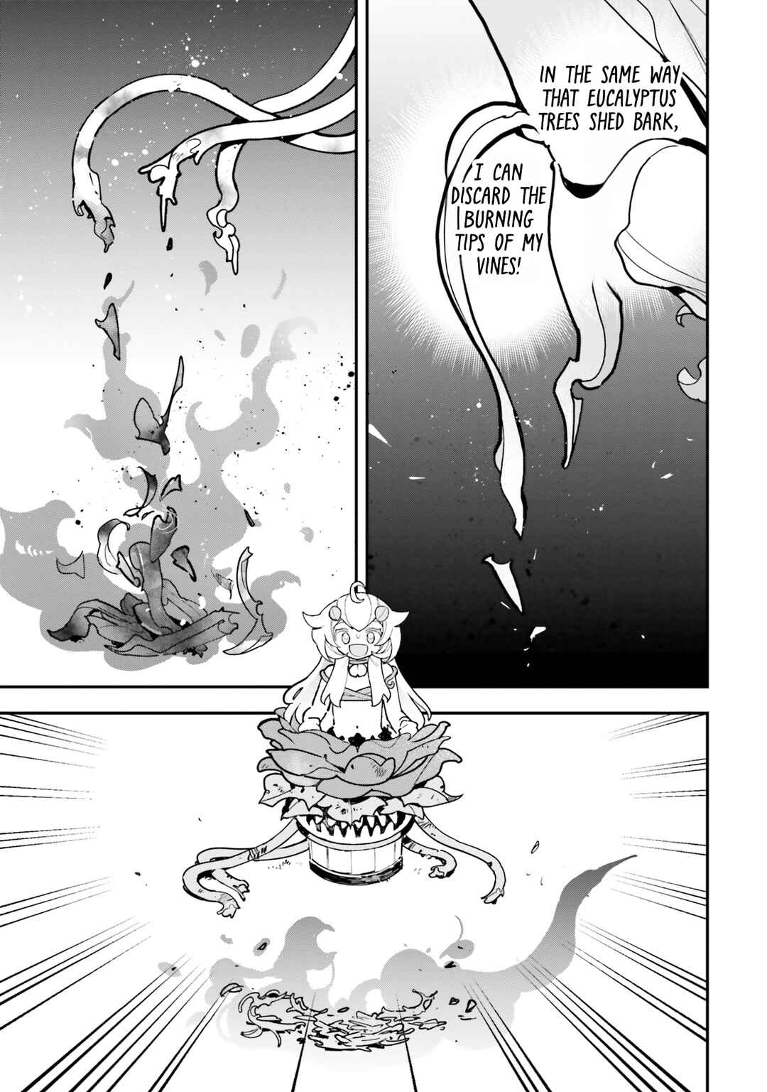 Page 22 Chapter 20 Shokubutsu Monster Musume Nikki ~Seijo datta Watashi ga Uragirareta Hate ni Aruraune ni Tensei Shite Shimatta node, kore kara wa Kougousei wo Shinagara Shizuka ni Shokubutsu Life wo Sugoshimasu~