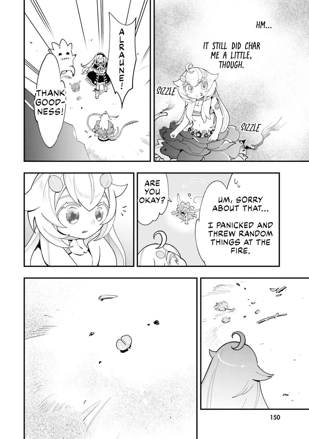 Page 23 Chapter 20 Shokubutsu Monster Musume Nikki ~Seijo datta Watashi ga Uragirareta Hate ni Aruraune ni Tensei Shite Shimatta node, kore kara wa Kougousei wo Shinagara Shizuka ni Shokubutsu Life wo Sugoshimasu~