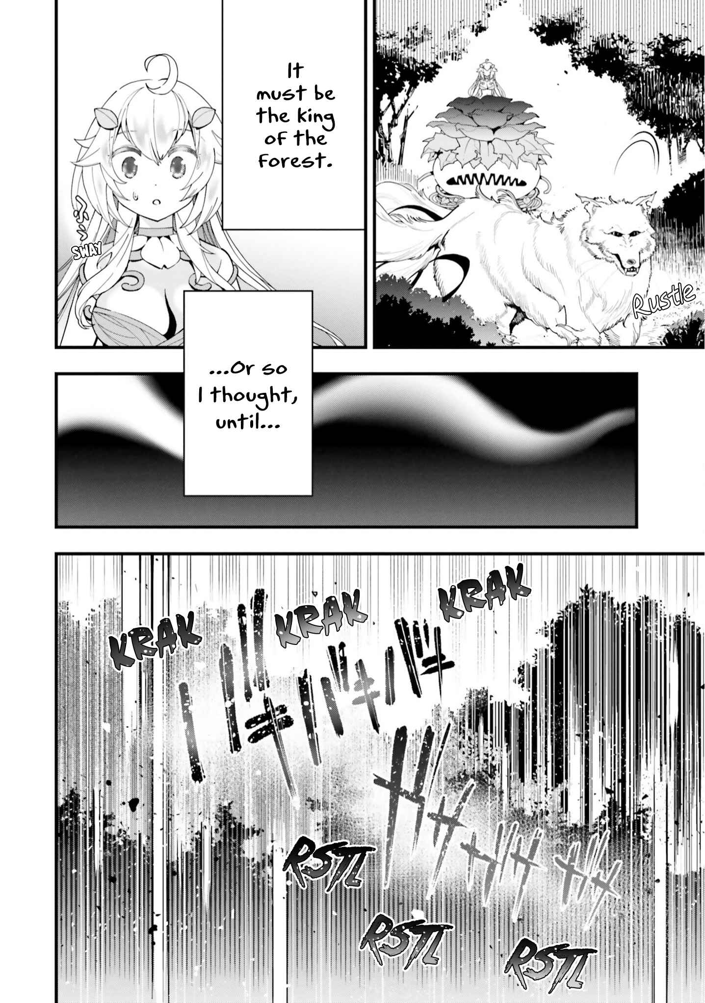 Page 11 Chapter 5 Shokubutsu Monster Musume Nikki ~Seijo datta Watashi ga Uragirareta Hate ni Aruraune ni Tensei Shite Shimatta node, kore kara wa Kougousei wo Shinagara Shizuka ni Shokubutsu Life wo Sugoshimasu~