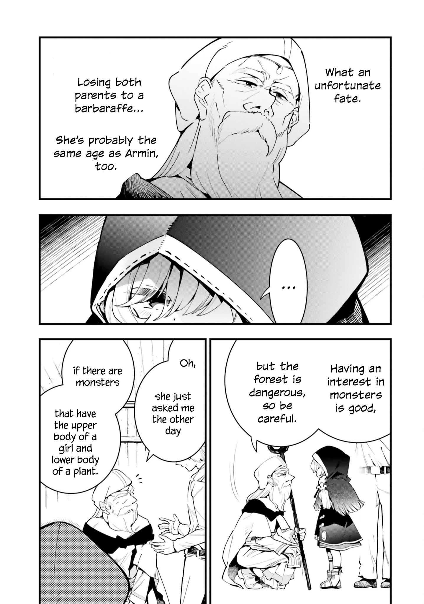 Page 4 Chapter 5 Shokubutsu Monster Musume Nikki ~Seijo datta Watashi ga Uragirareta Hate ni Aruraune ni Tensei Shite Shimatta node, kore kara wa Kougousei wo Shinagara Shizuka ni Shokubutsu Life wo Sugoshimasu~