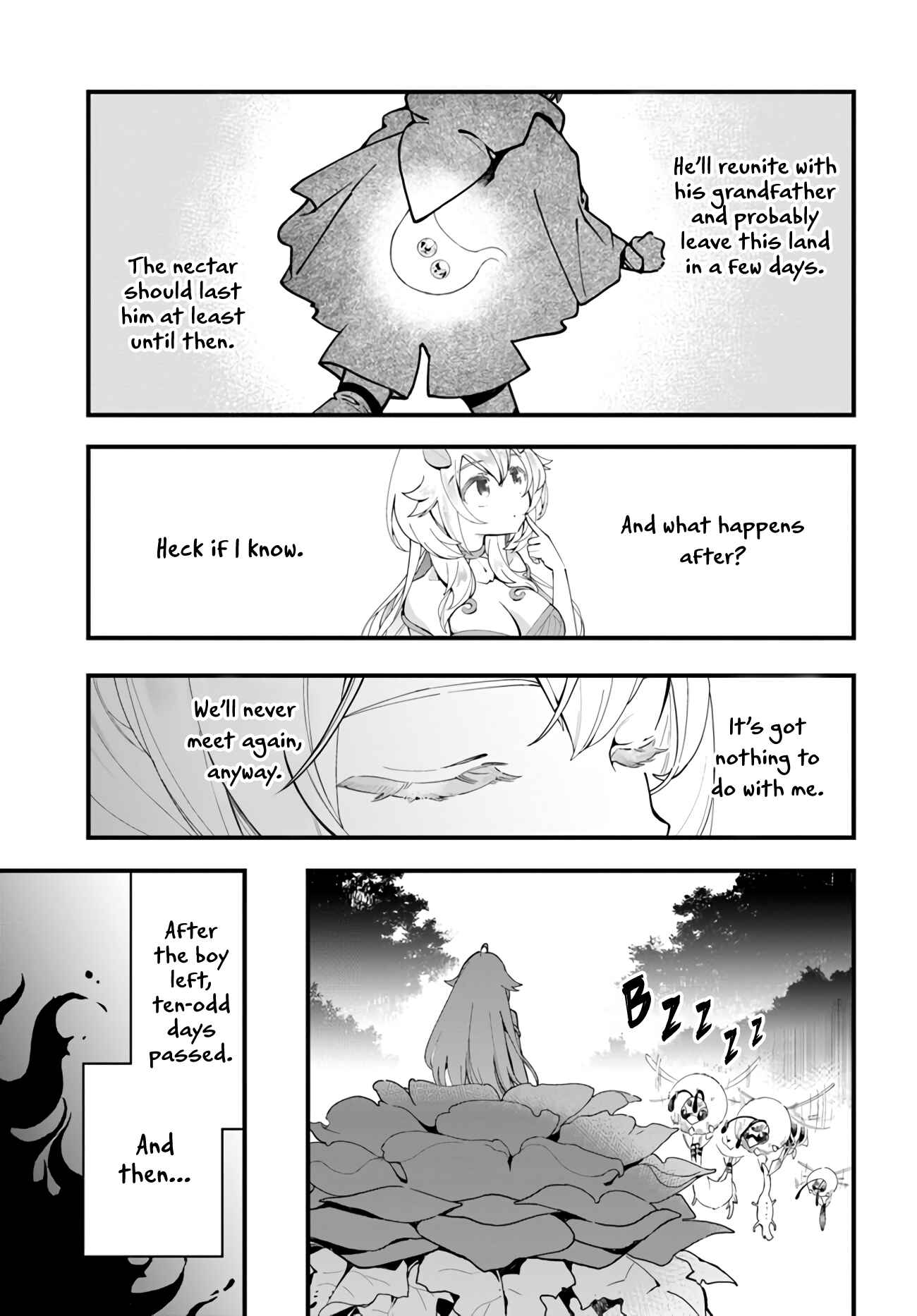 Page 32 Chapter 4 Shokubutsu Monster Musume Nikki ~Seijo datta Watashi ga Uragirareta Hate ni Aruraune ni Tensei Shite Shimatta node, kore kara wa Kougousei wo Shinagara Shizuka ni Shokubutsu Life wo Sugoshimasu~