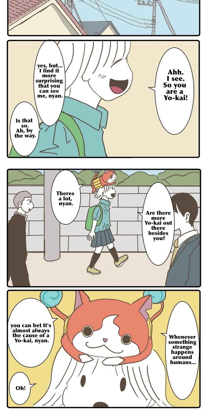 Page 3 Chapter 1 1%ORANGE×Yo-kai Watch♪ ~There are Yo-kai in my Youth!?~