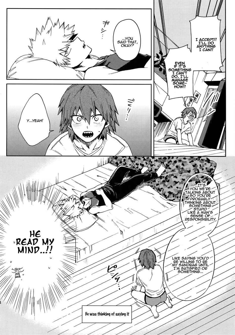 Page 53 Chapter Unknown_b938 Boku no Hero Academia - Bakugou to shitai (Doujinshi)