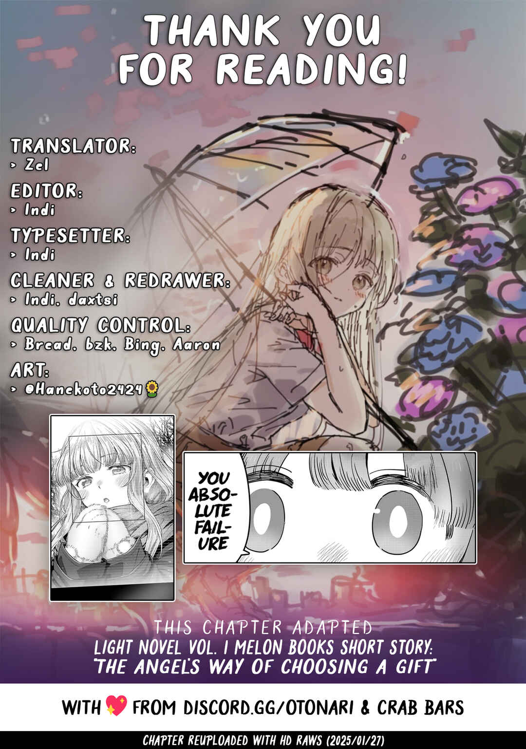 Page 11 Chapter 4 Otonari no Tenshi-sama ni Itsunomanika Dame Ningen ni Sareteita Ken: after the rain