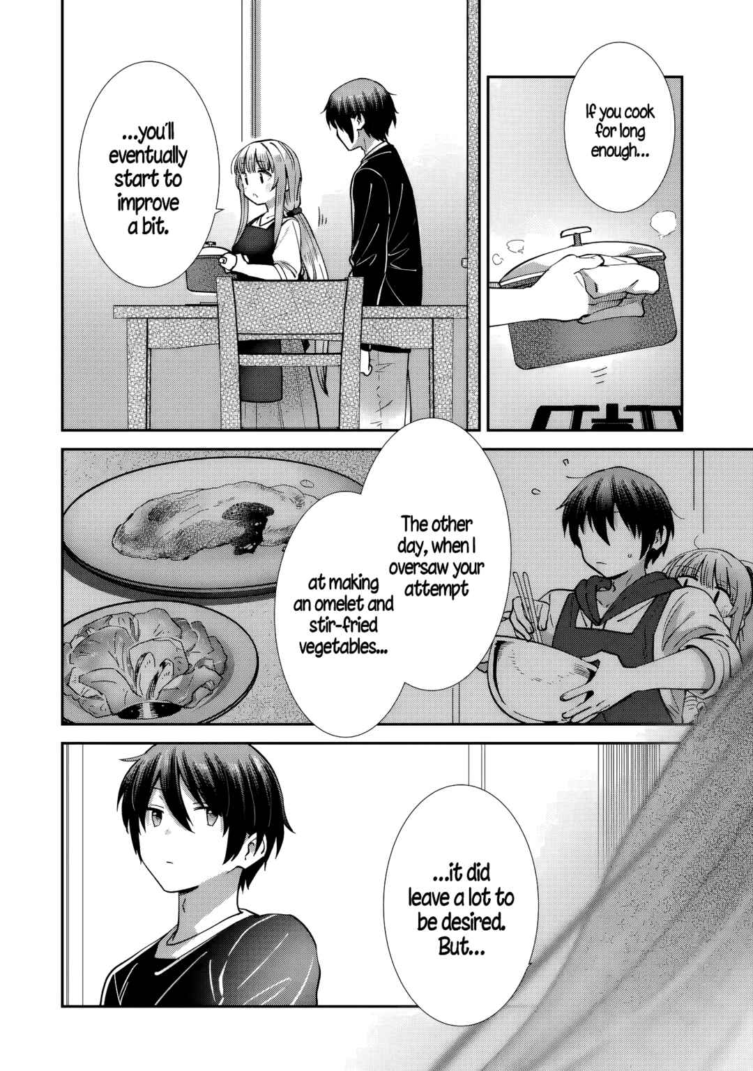 Page 4 Chapter 19 Otonari no Tenshi-sama ni Itsunomanika Dame Ningen ni Sareteita Ken: after the rain