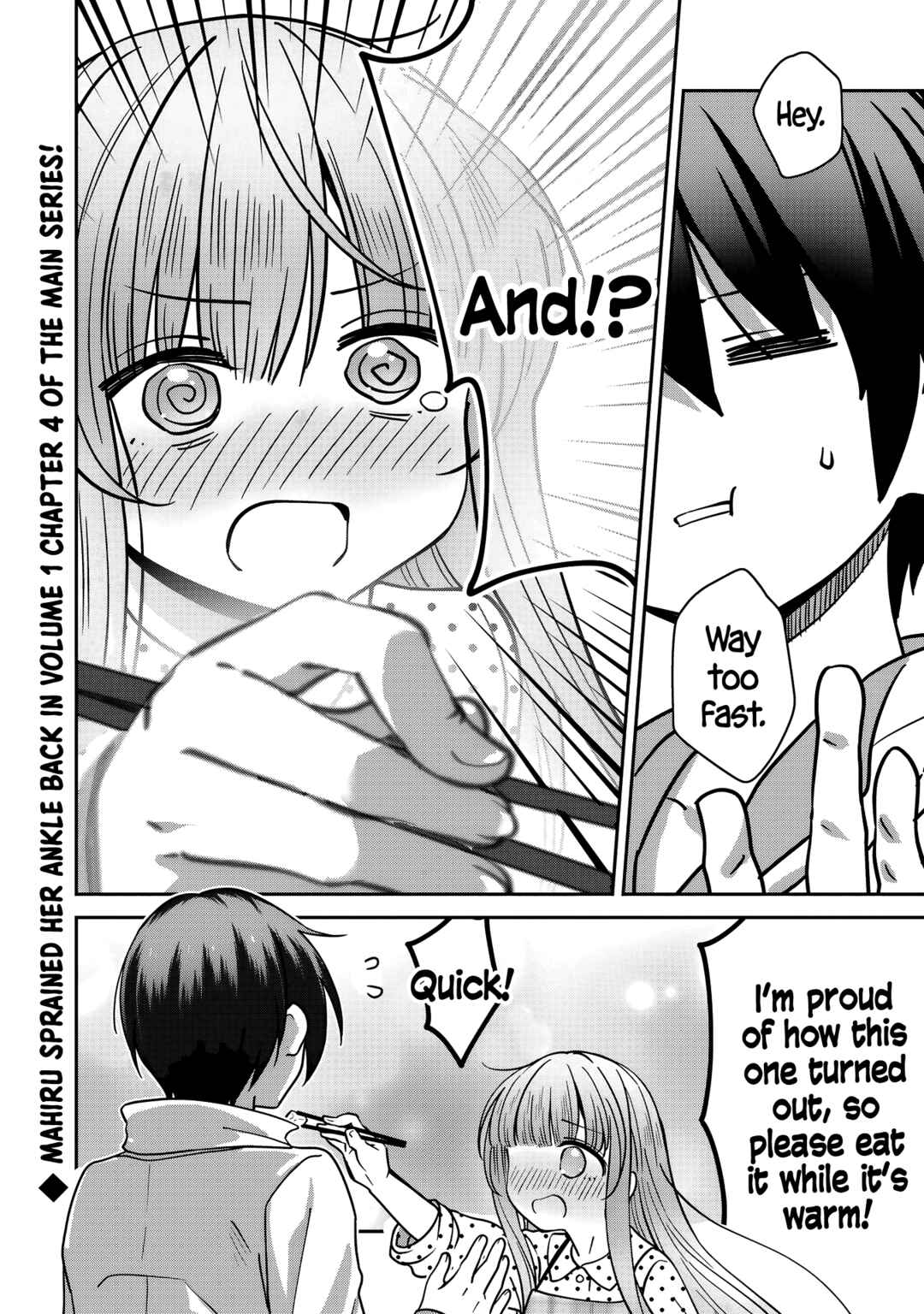 Page 14 Chapter 8 Otonari no Tenshi-sama ni Itsunomanika Dame Ningen ni Sareteita Ken: after the rain