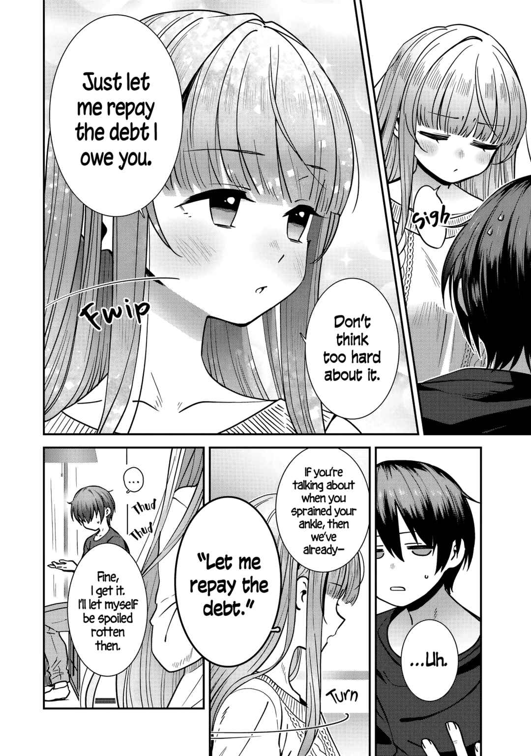 Page 6 Chapter 8 Otonari no Tenshi-sama ni Itsunomanika Dame Ningen ni Sareteita Ken: after the rain