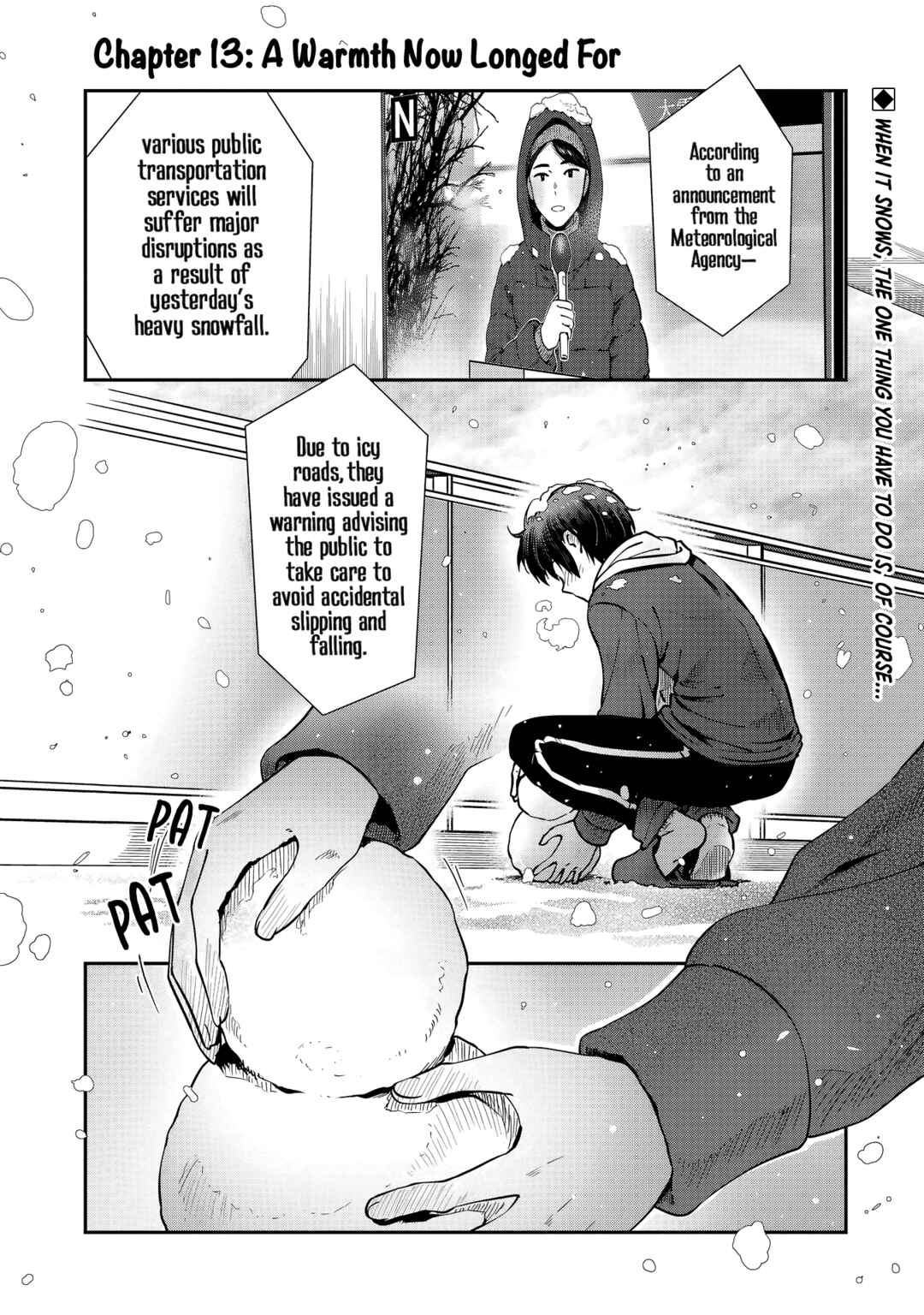 Page 1 Chapter 13 Otonari no Tenshi-sama ni Itsunomanika Dame Ningen ni Sareteita Ken: after the rain