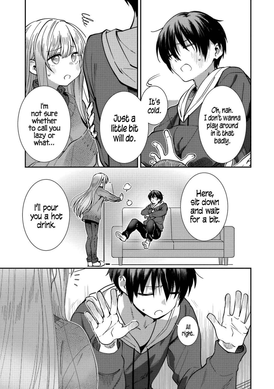 Page 5 Chapter 13 Otonari no Tenshi-sama ni Itsunomanika Dame Ningen ni Sareteita Ken: after the rain