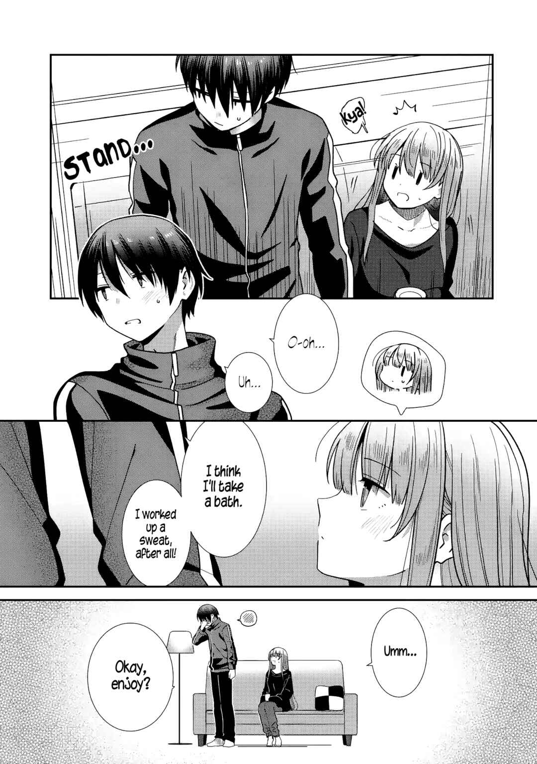 Page 11 Chapter 32 Otonari no Tenshi-sama ni Itsunomanika Dame Ningen ni Sareteita Ken: after the rain