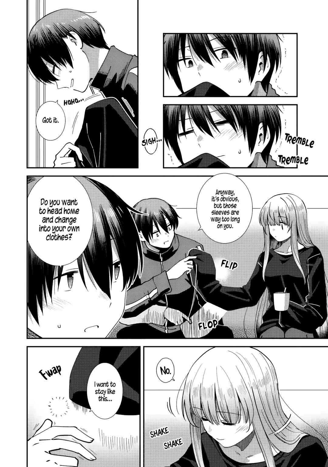 Page 4 Chapter 32 Otonari no Tenshi-sama ni Itsunomanika Dame Ningen ni Sareteita Ken: after the rain