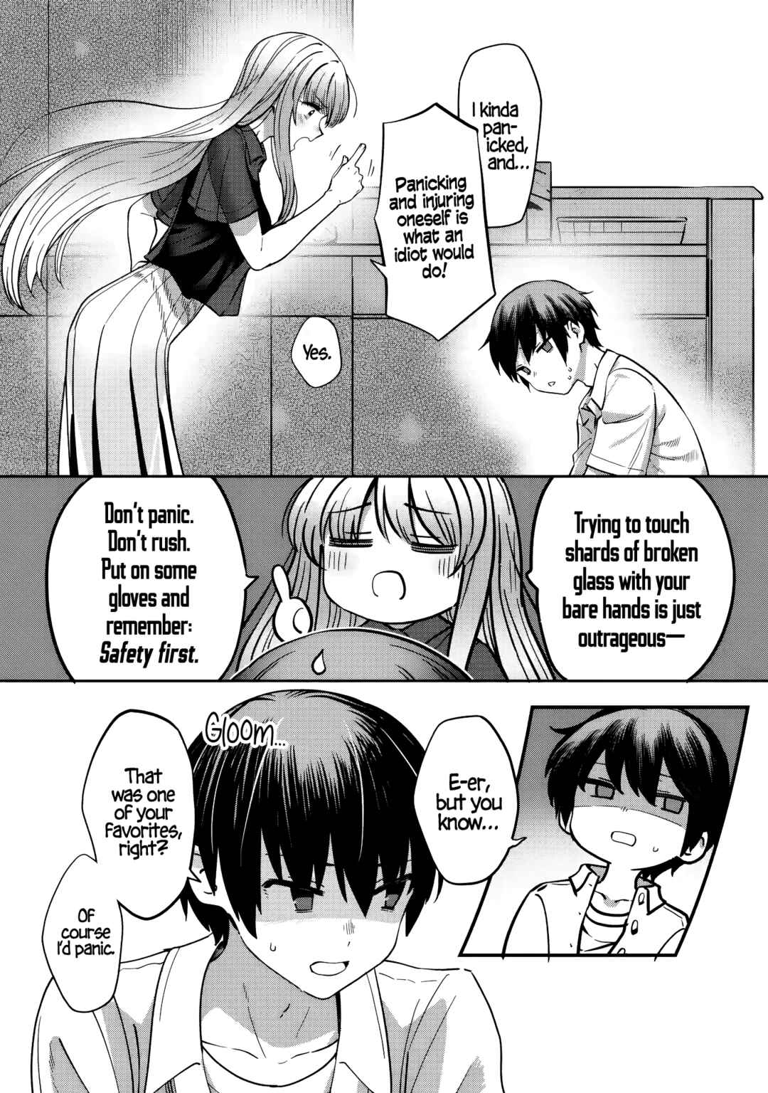 Page 5 Chapter 14 Otonari no Tenshi-sama ni Itsunomanika Dame Ningen ni Sareteita Ken: after the rain