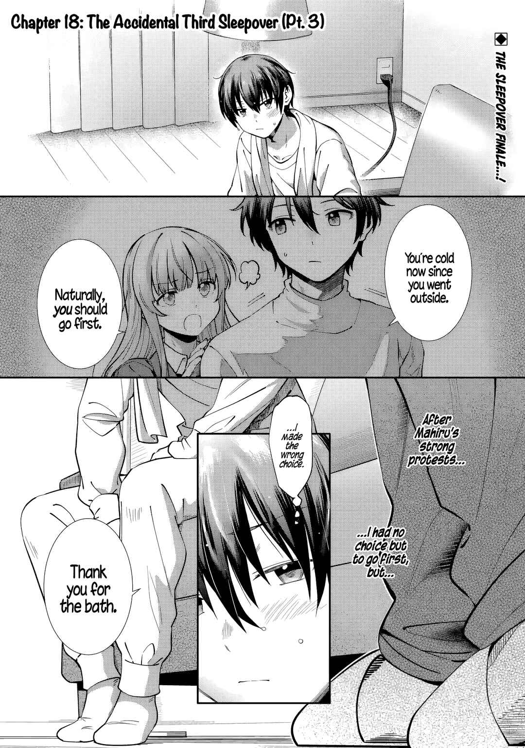 Page 1 Chapter 18 Otonari no Tenshi-sama ni Itsunomanika Dame Ningen ni Sareteita Ken: after the rain