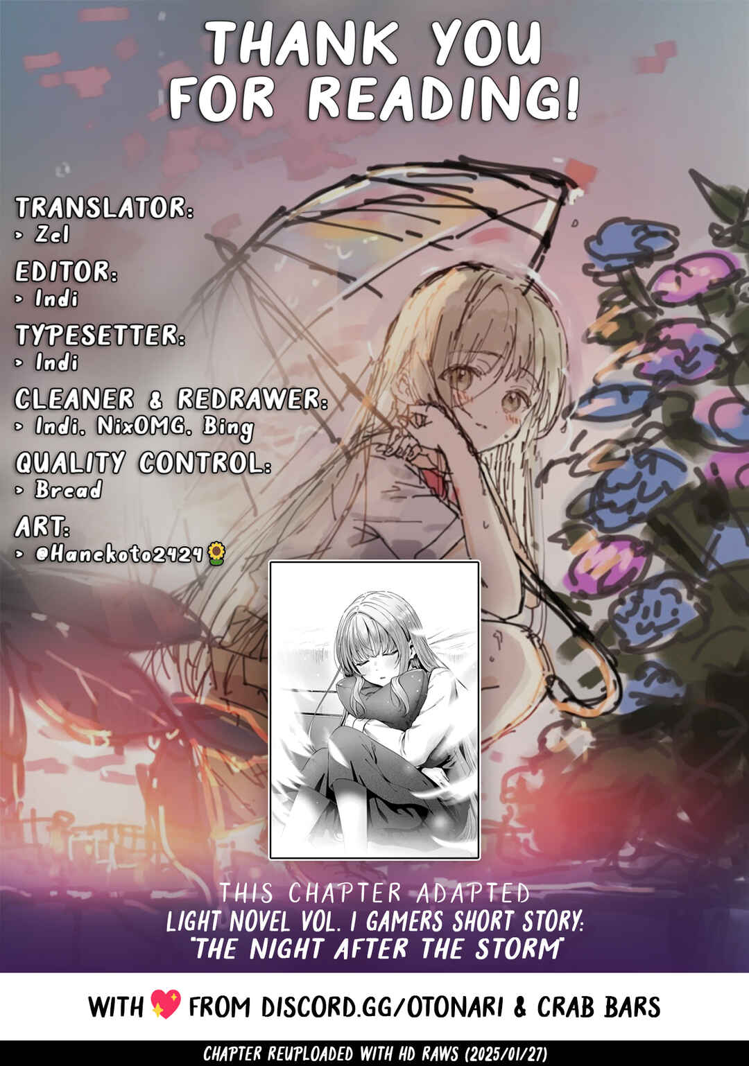 Page 11 Chapter 2 Otonari no Tenshi-sama ni Itsunomanika Dame Ningen ni Sareteita Ken: after the rain