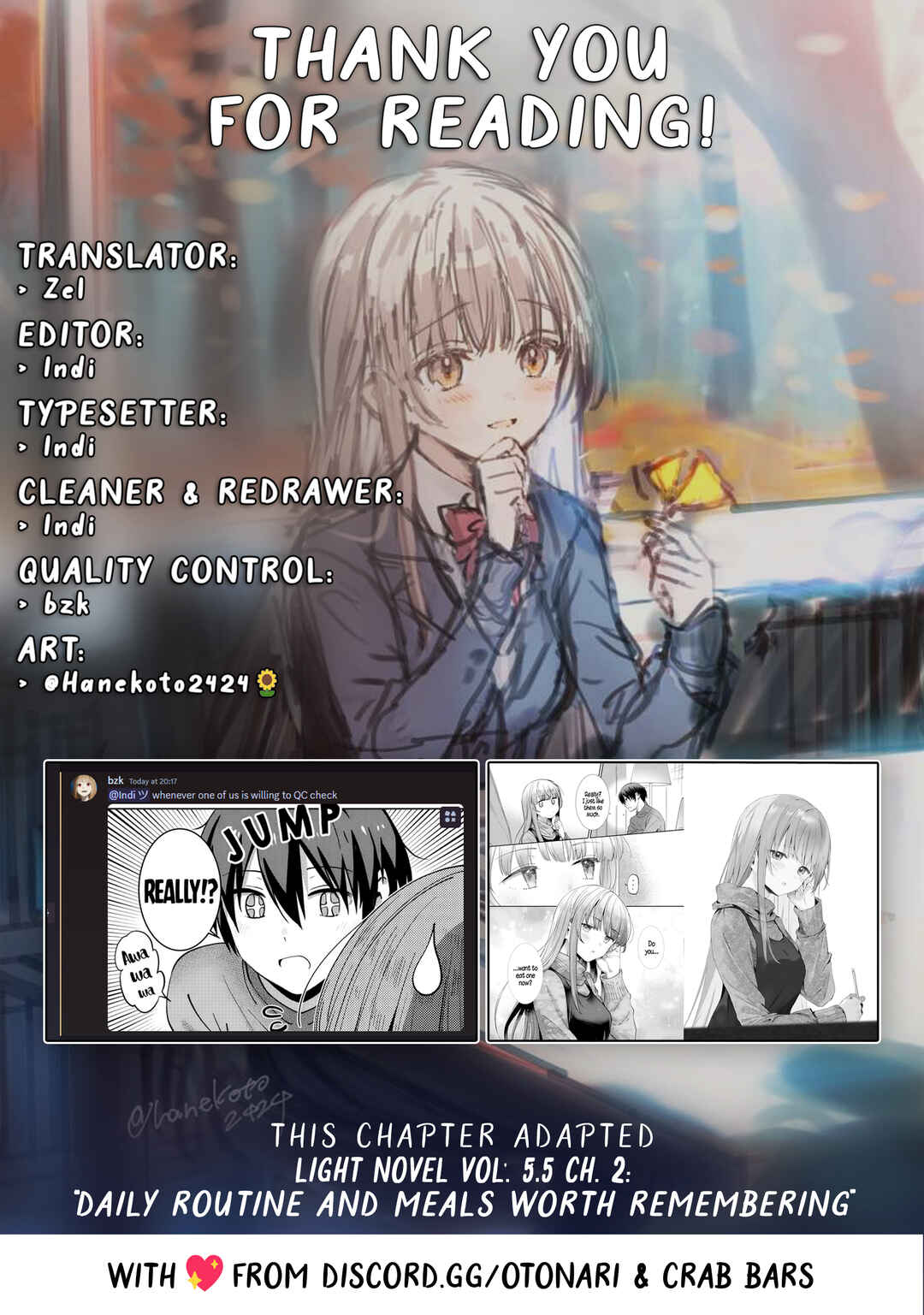 Page 14 Chapter 23 Otonari no Tenshi-sama ni Itsunomanika Dame Ningen ni Sareteita Ken: after the rain