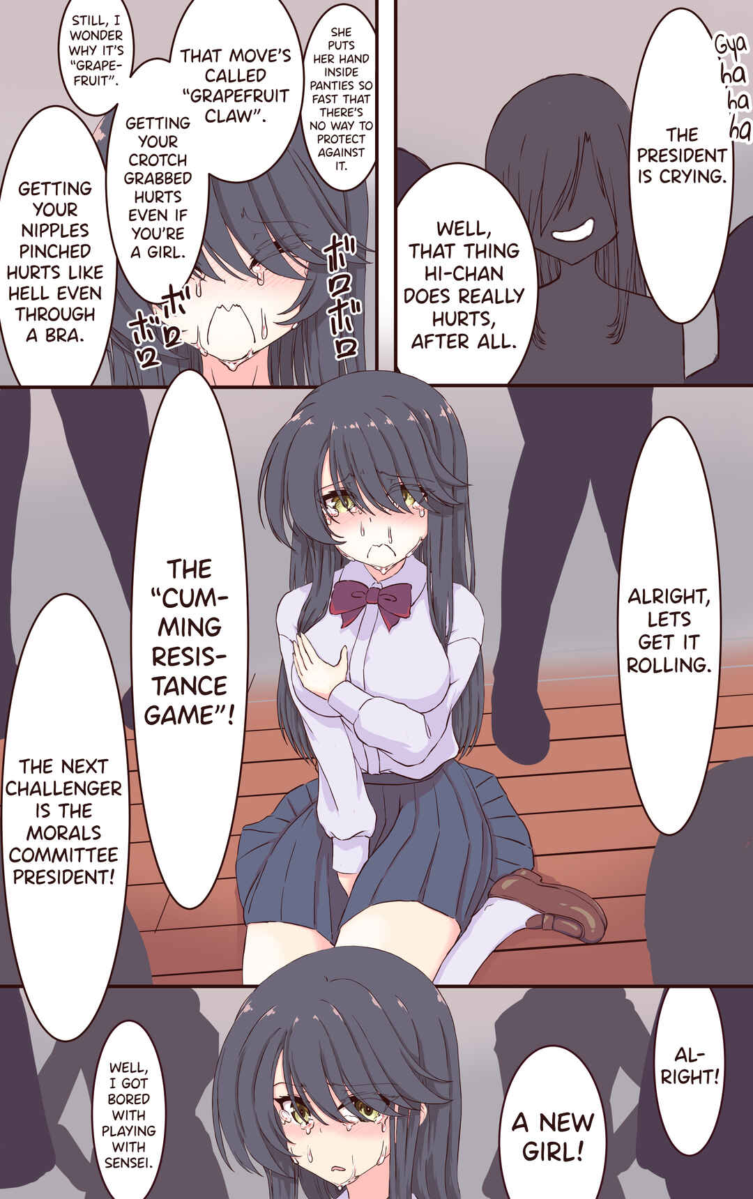 Page 11 Chapter Unknown_8b53 Iku no Gaman Game! Fuuki Iinchou Monzetsu Cli Seme Jigoku