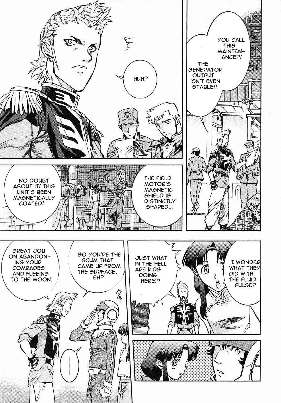Page 16 Chapter 2 Mobile Suit Gundam Gaiden REBELLION: Space, at the End of a Flash...
