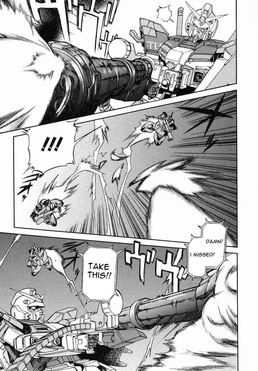 Page 36 Chapter 2 Mobile Suit Gundam Gaiden REBELLION: Space, at the End of a Flash...