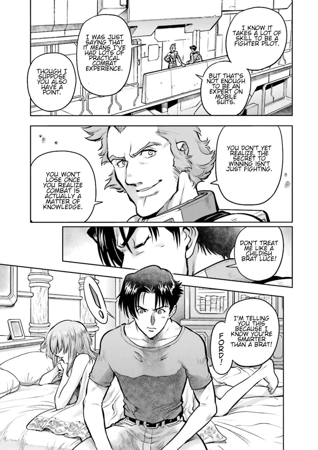 Page 3 Chapter 4.5 Mobile Suit Gundam Gaiden REBELLION: Space, at the End of a Flash...