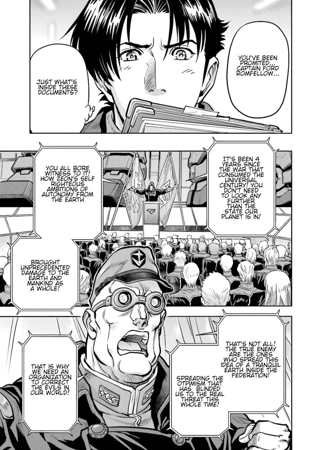 Page 5 Chapter 4.5 Mobile Suit Gundam Gaiden REBELLION: Space, at the End of a Flash...