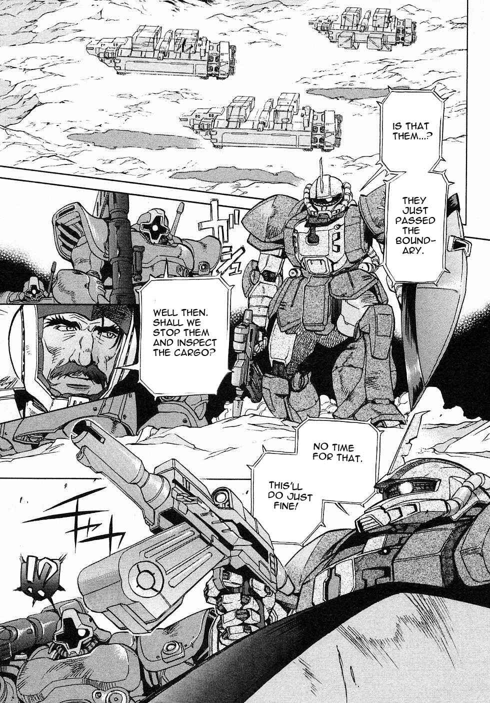 Page 20 Chapter 4 Mobile Suit Gundam Gaiden REBELLION: Space, at the End of a Flash...