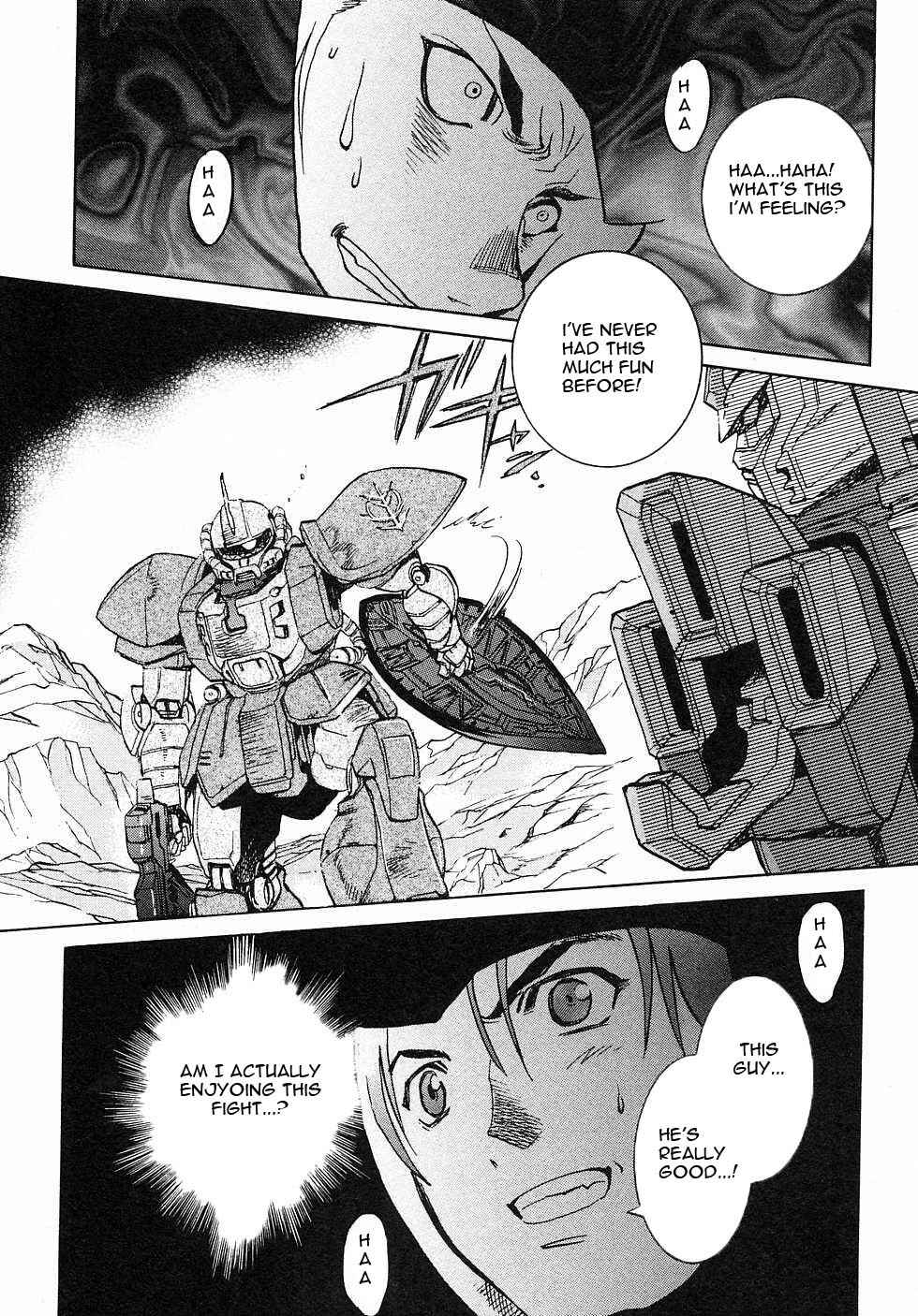Page 35 Chapter 4 Mobile Suit Gundam Gaiden REBELLION: Space, at the End of a Flash...