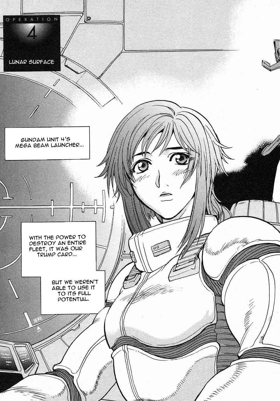 Page 4 Chapter 4 Mobile Suit Gundam Gaiden REBELLION: Space, at the End of a Flash...