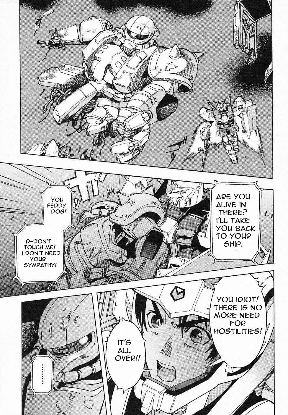 Page 12 Chapter 8 Mobile Suit Gundam Gaiden REBELLION: Space, at the End of a Flash...