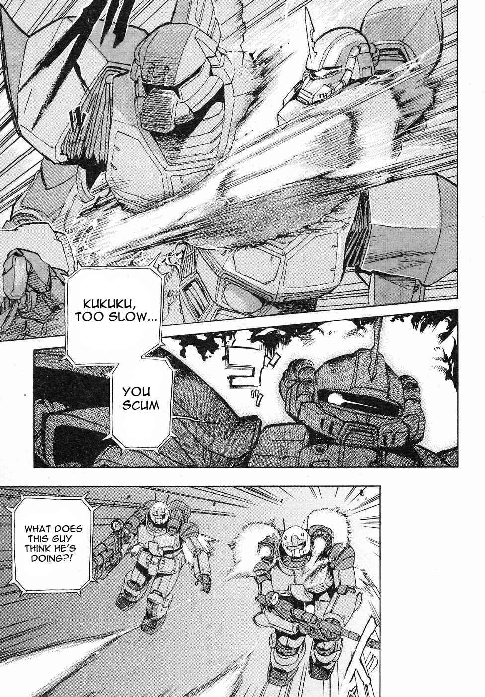 Page 22 Chapter 8 Mobile Suit Gundam Gaiden REBELLION: Space, at the End of a Flash...