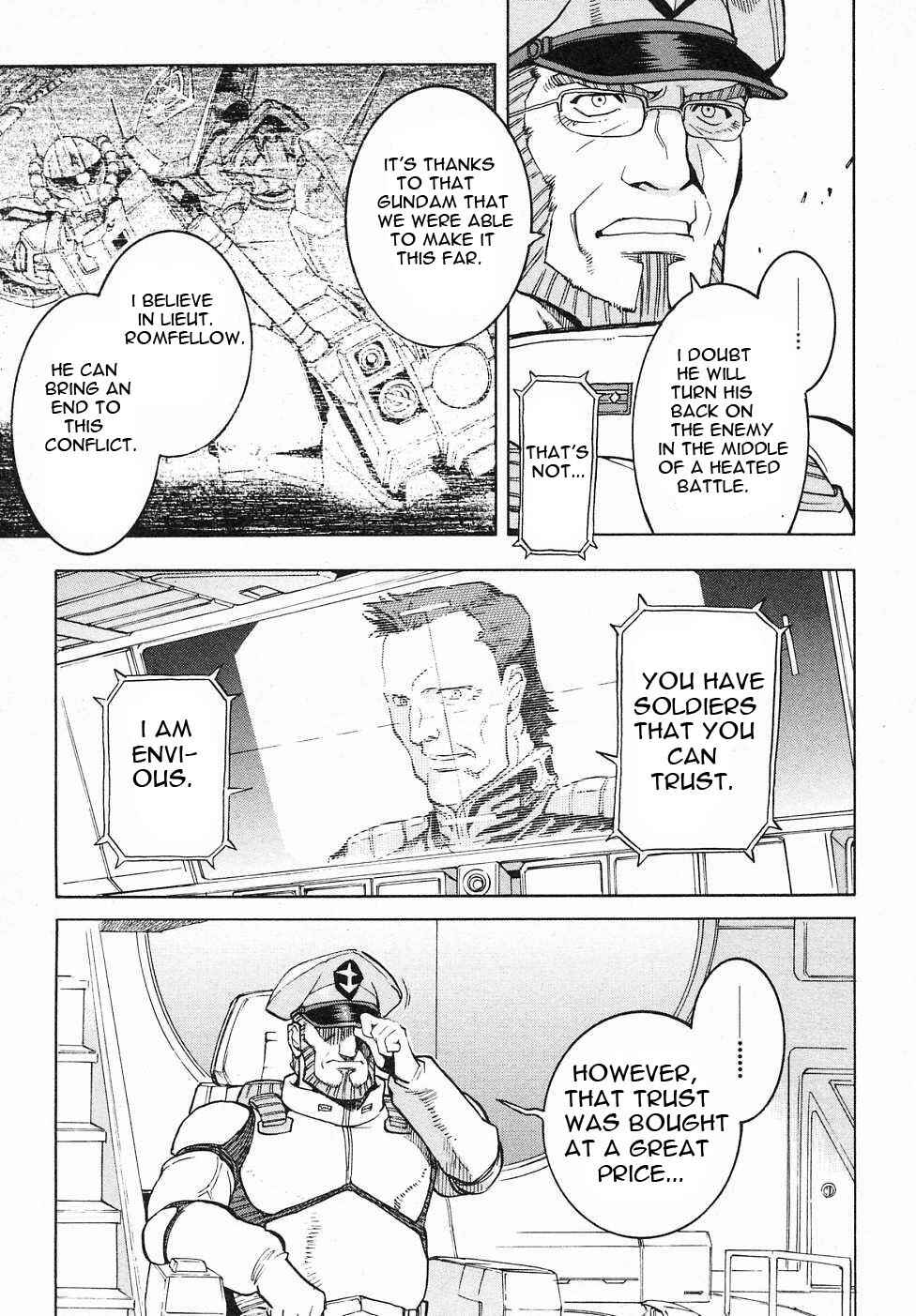 Page 28 Chapter 8 Mobile Suit Gundam Gaiden REBELLION: Space, at the End of a Flash...