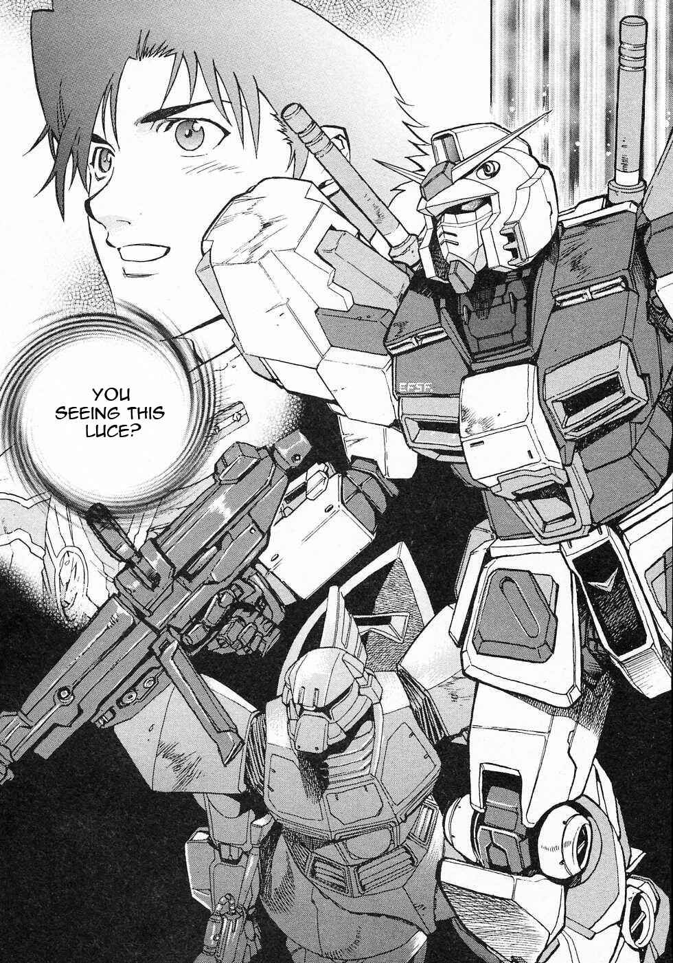Page 4 Chapter 8 Mobile Suit Gundam Gaiden REBELLION: Space, at the End of a Flash...