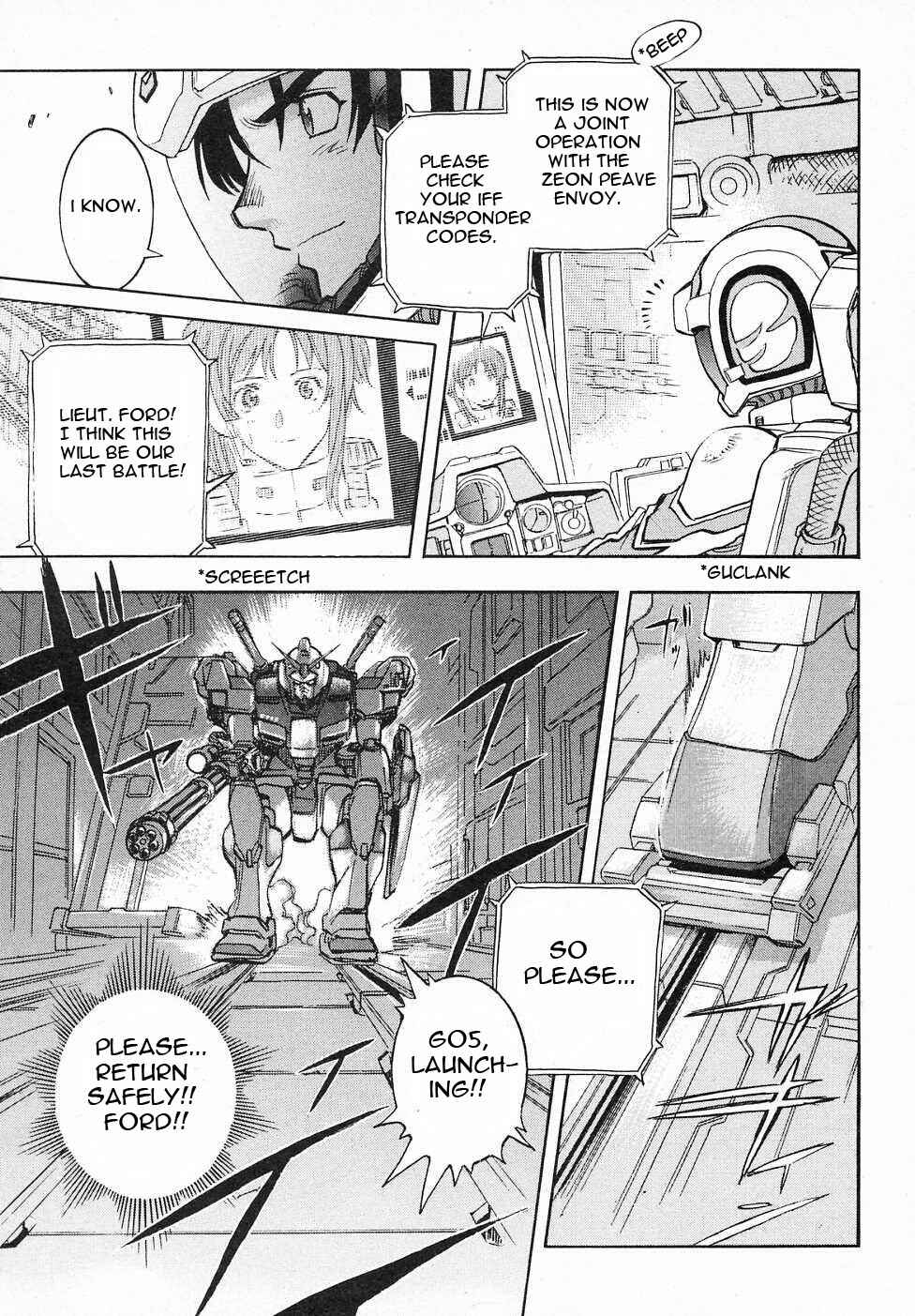 Page 20 Chapter 7 Mobile Suit Gundam Gaiden REBELLION: Space, at the End of a Flash...