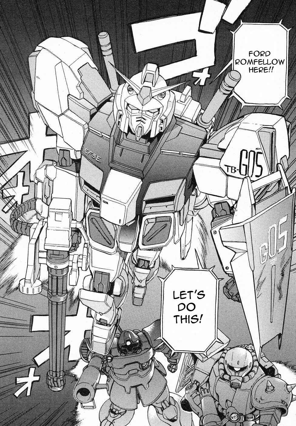 Page 21 Chapter 7 Mobile Suit Gundam Gaiden REBELLION: Space, at the End of a Flash...