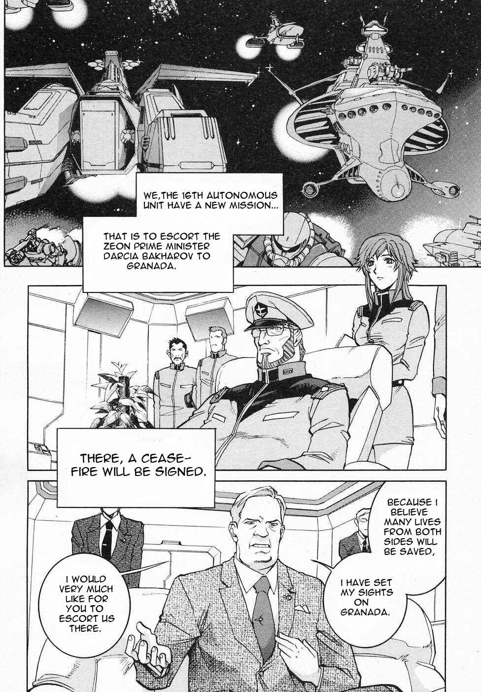 Page 3 Chapter 7 Mobile Suit Gundam Gaiden REBELLION: Space, at the End of a Flash...