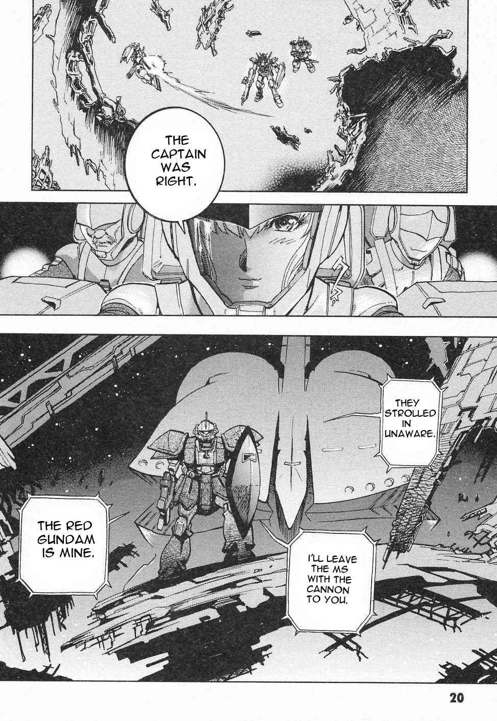 Page 23 Chapter 5 Mobile Suit Gundam Gaiden REBELLION: Space, at the End of a Flash...