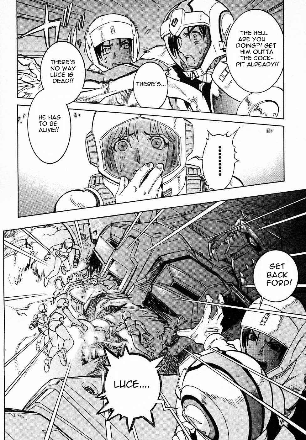 Page 13 Chapter 6 Mobile Suit Gundam Gaiden REBELLION: Space, at the End of a Flash...