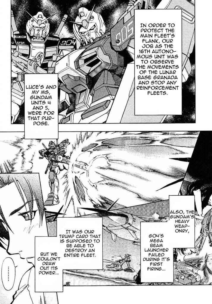 Page 12 Chapter 9 Mobile Suit Gundam Gaiden REBELLION: Space, at the End of a Flash...
