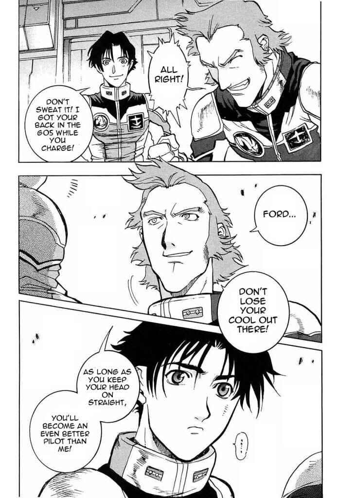 Page 18 Chapter 9 Mobile Suit Gundam Gaiden REBELLION: Space, at the End of a Flash...