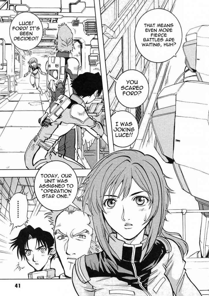 Page 44 Chapter 9 Mobile Suit Gundam Gaiden REBELLION: Space, at the End of a Flash...