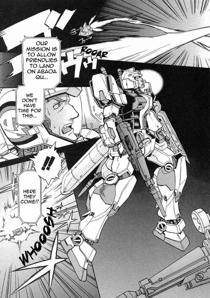 Page 4 Chapter 11 Mobile Suit Gundam Gaiden REBELLION: Space, at the End of a Flash...