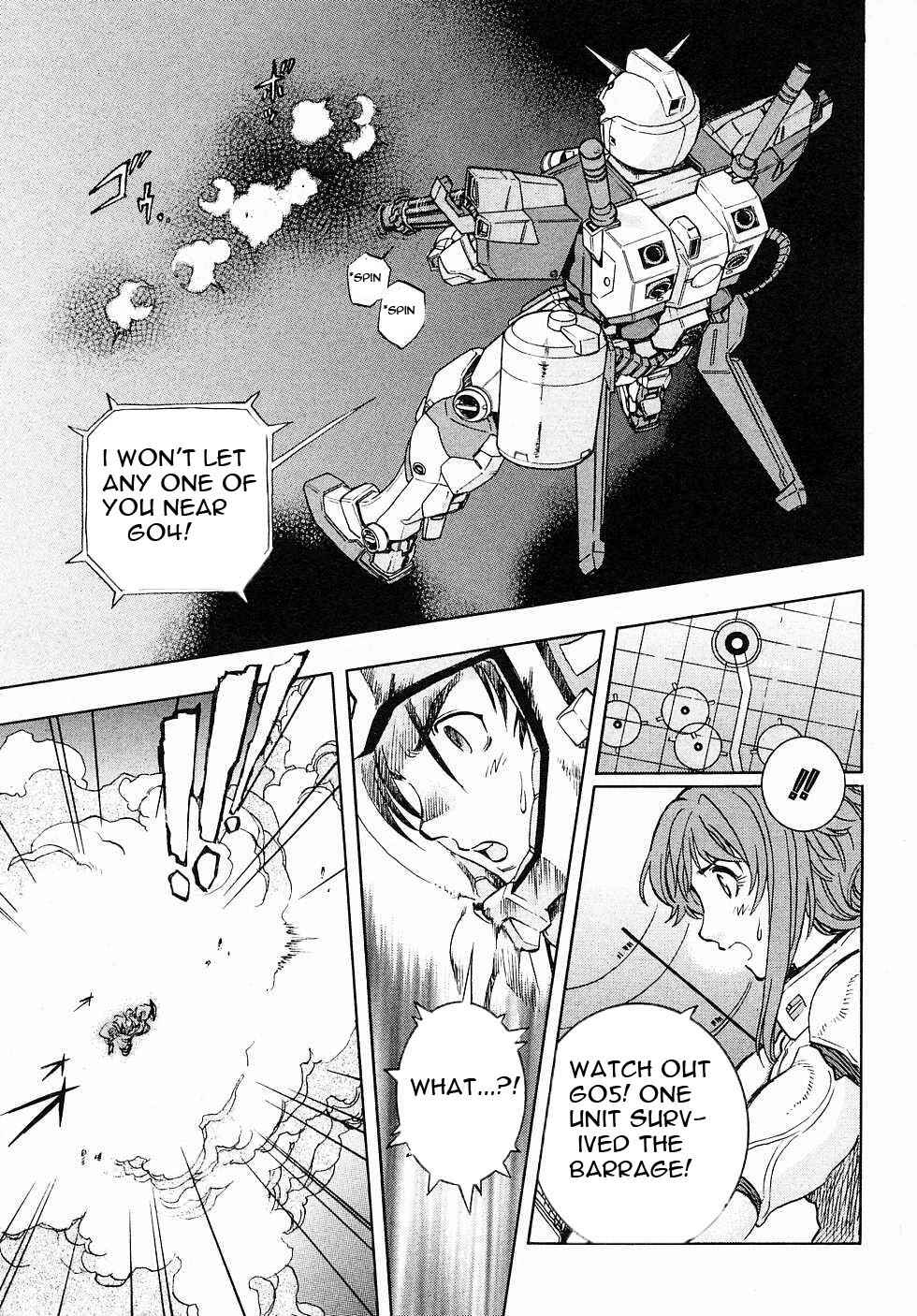 Page 34 Chapter 3 Mobile Suit Gundam Gaiden REBELLION: Space, at the End of a Flash...