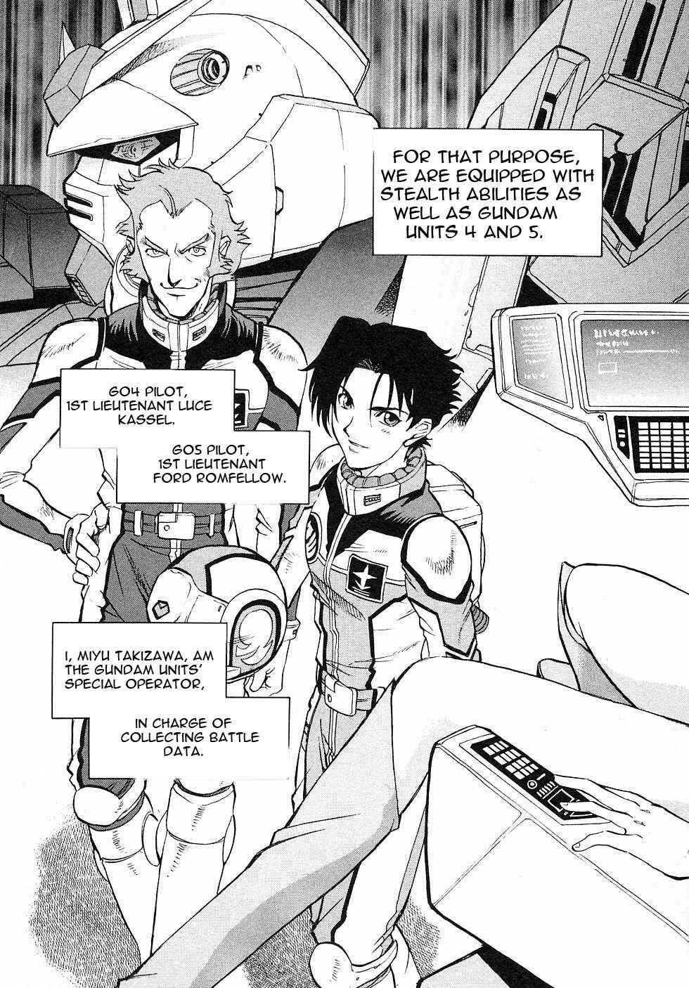 Page 4 Chapter 3 Mobile Suit Gundam Gaiden REBELLION: Space, at the End of a Flash...