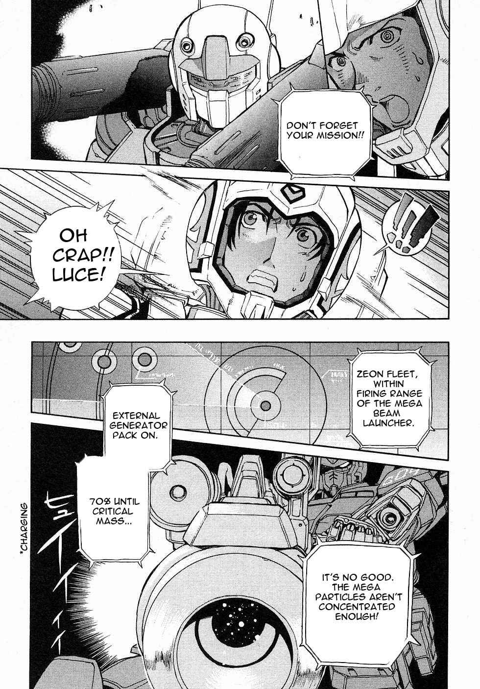 Page 40 Chapter 3 Mobile Suit Gundam Gaiden REBELLION: Space, at the End of a Flash...