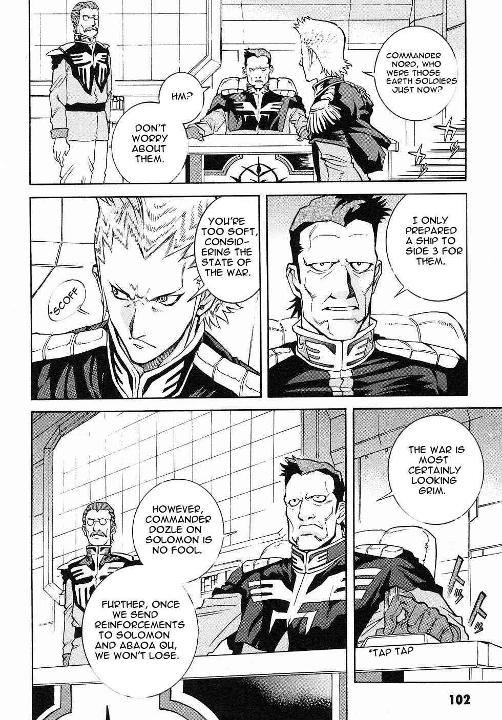 Page 7 Chapter 3 Mobile Suit Gundam Gaiden REBELLION: Space, at the End of a Flash...