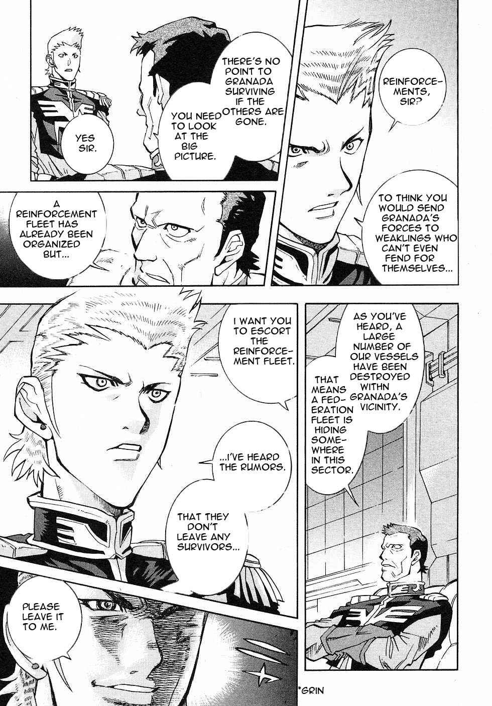 Page 8 Chapter 3 Mobile Suit Gundam Gaiden REBELLION: Space, at the End of a Flash...