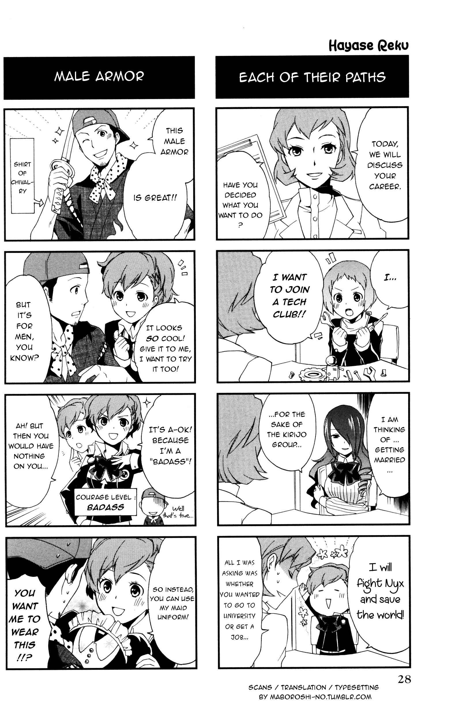 Page 5 Chapter 4 Persona 3 Portable 4Koma Kings