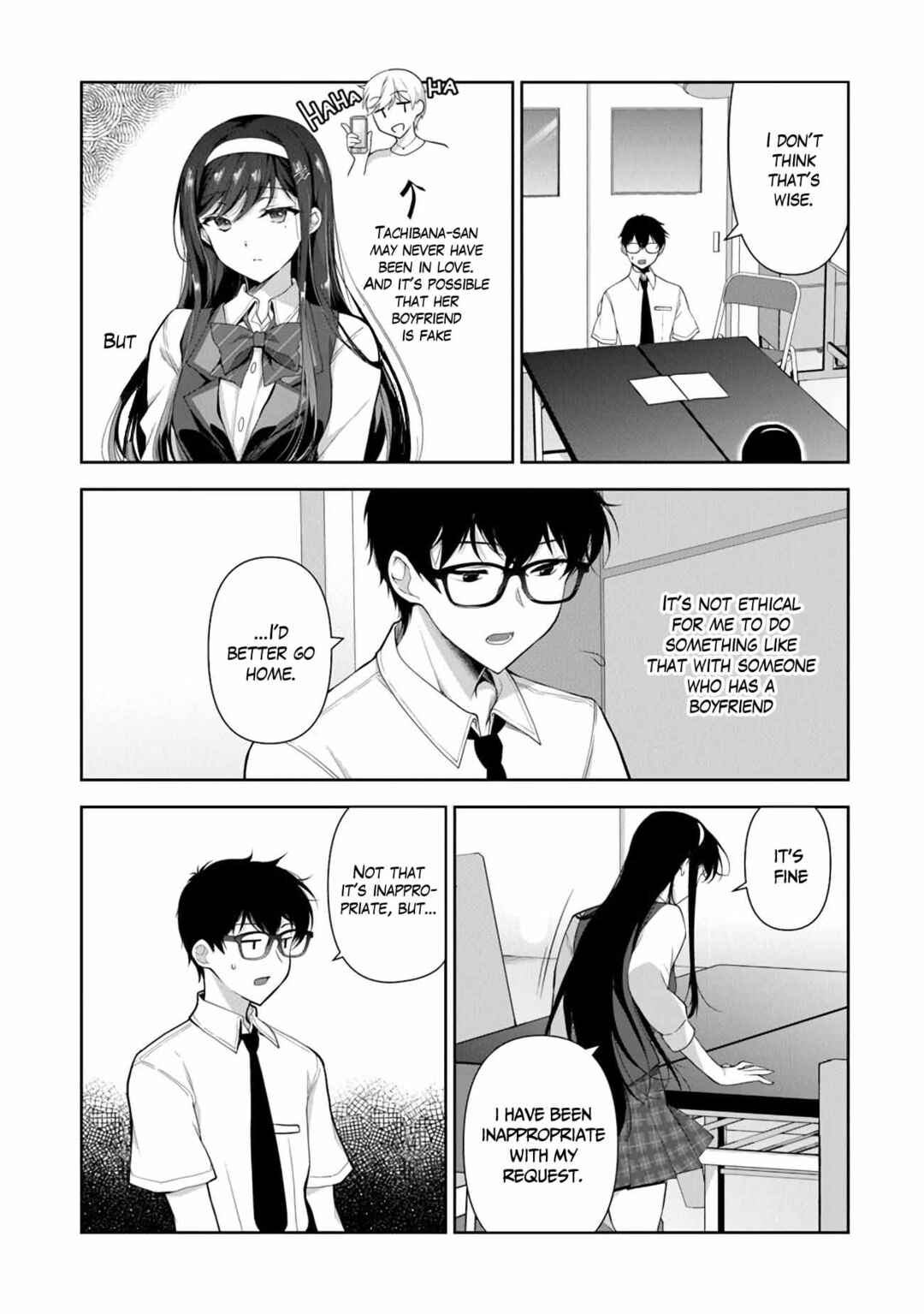 Page 14 Chapter 2.1 Watashi, 2-banme no Kanojo de Ii kara.