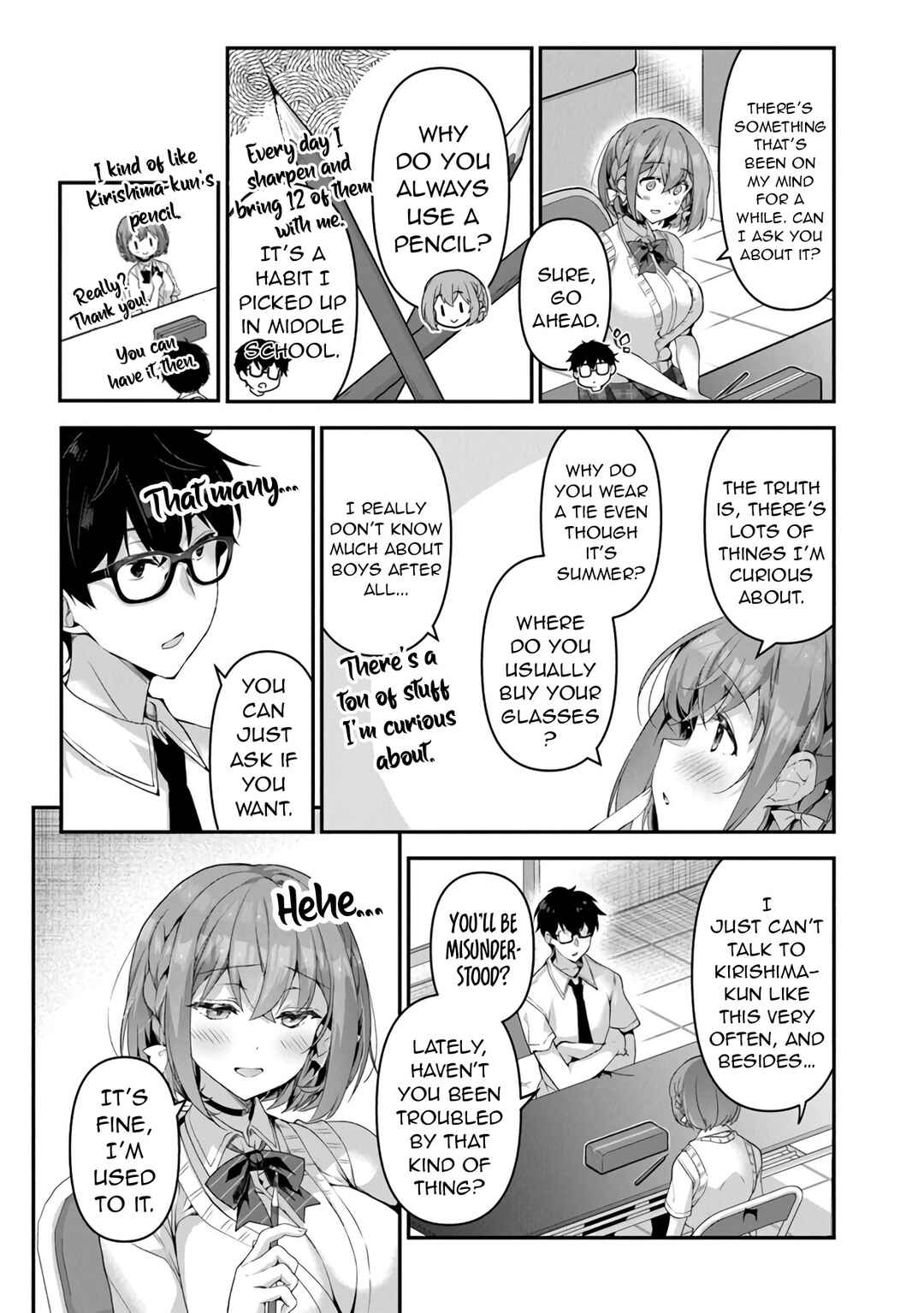 Page 12 Chapter 4.1 Watashi, 2-banme no Kanojo de Ii kara.