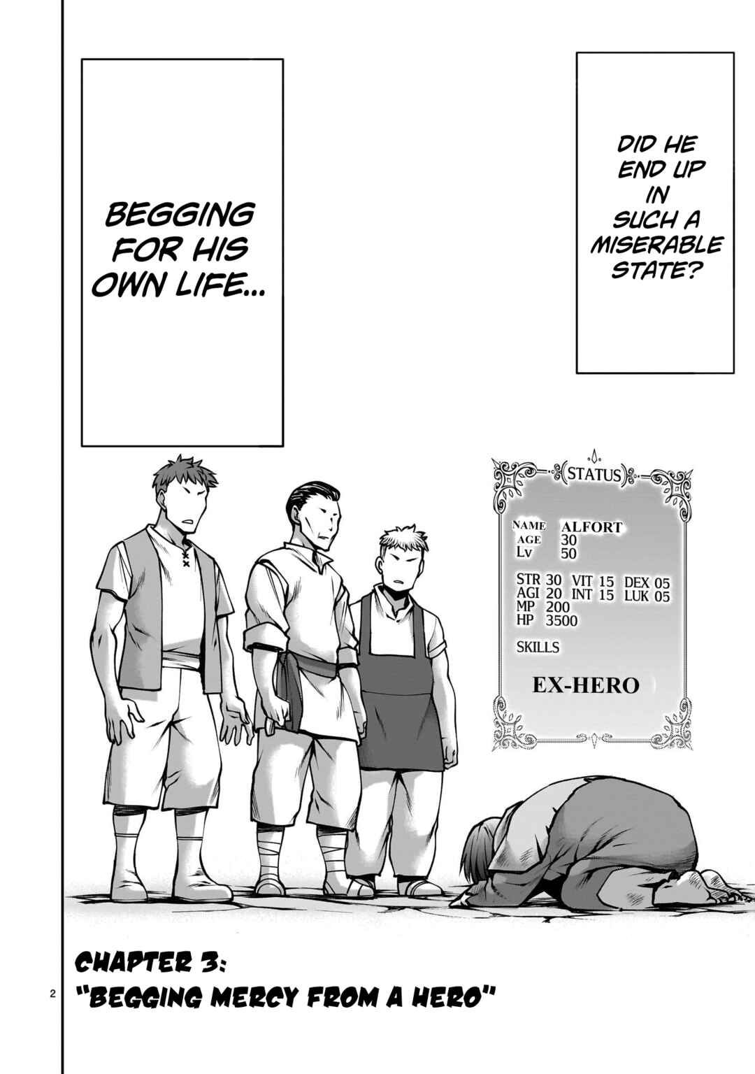 Page 2 Chapter 3 Saikyou Skill Inochigoi de Kuyashii Kedo Musou Shichau Moto Maou-sama no Sekai Seifuku Katsudou