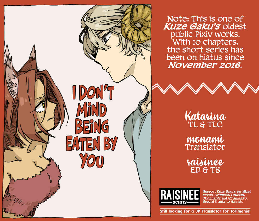 Page 1 Chapter 8 I Dont Mind Being Eaten by You